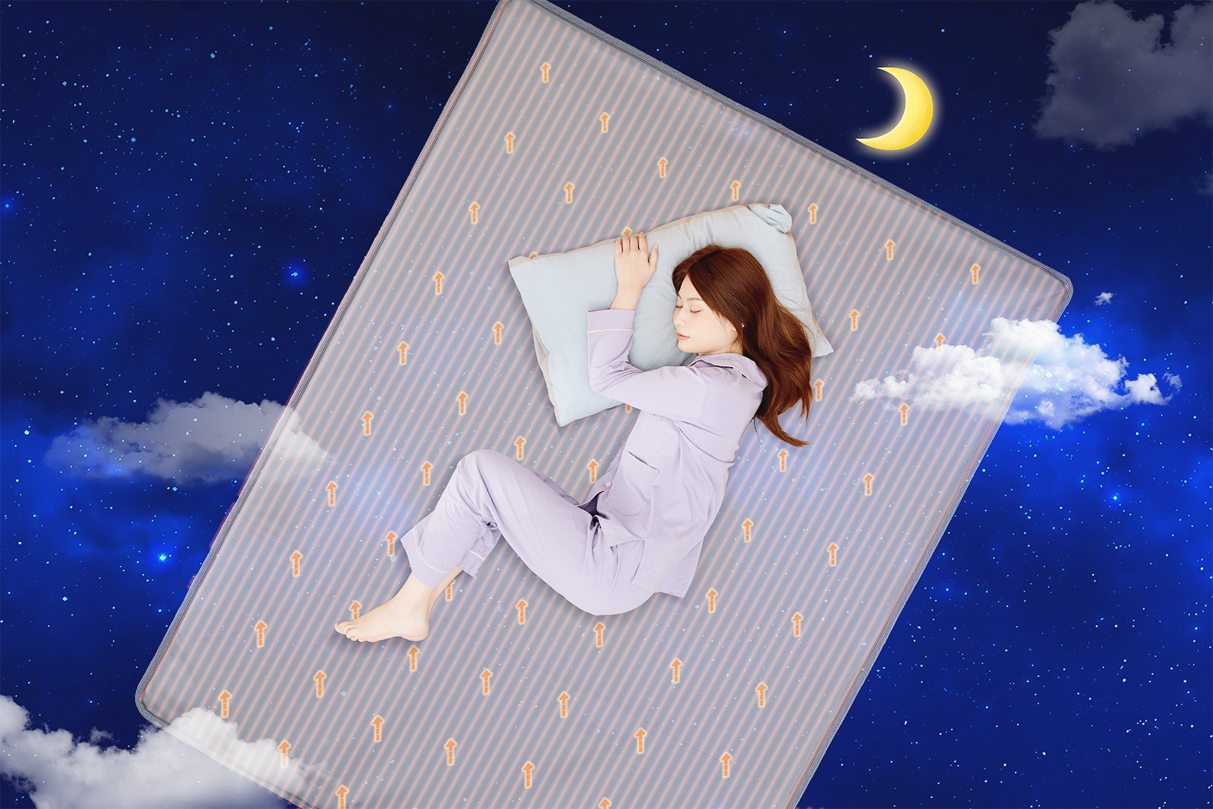 石墨烯远红外热敷床垫